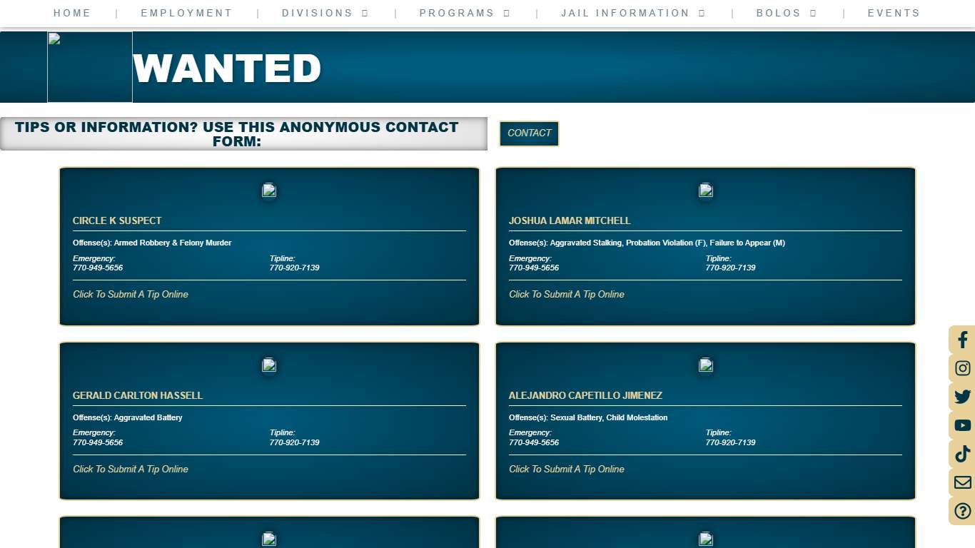 Daily Arrests Archives - Douglas County Sheriff's Office (GA)